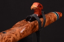 York Gum Burl Native American Flute, Minor, Mid G-4, #G9L